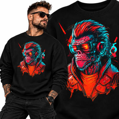 BLUZA ZWIERZĘTA  BAD MONKEY 3